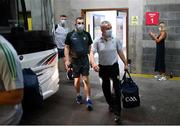 28 August 2021; Kerry manager Peter Keane arrives before the GAA Football All-Ireland Senior Championship semi-final match between Kerry and Tyrone at Croke Park in Dublin. Photo by Stephen McCarthy/Sportsfile