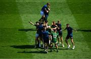 28 August 2021; Meath players celebrate after the Electric Ireland GAA Football All-Ireland Minor Championship Final match between Meath and Tyrone at Croke Park in Dublin. Photo by Daire Brennan/Sportsfile