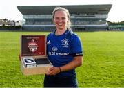 28 August 2021; Player of the Match Michelle Claffey of Leinster after the Vodafone Women’s Interprovincial Championship Round 1 match between at Connacht and Leinster at The Sportsground in Galway. Photo by Harry Murphy/Sportsfile