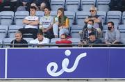 28 August 2021; Mayo manager James Horan, left, and selector Ciaran McDonald during the GAA Football All-Ireland Senior Championship semi-final match between Kerry and Tyrone at Croke Park in Dublin. Photo by Stephen McCarthy/Sportsfile