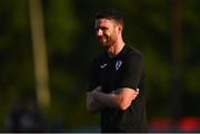 28 August 2021; Maynooth Town assistant coach Ciaran Kilduff before the extra.ie FAI Cup Second Round match between Maynooth University Town and Cobh Ramblers at John Hyland Park in Baldonnell, Dublin. Photo by Eóin Noonan/Sportsfile