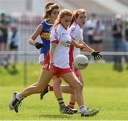 28 August 2021; Emma Brennan of Tyrone during the TG4 All-Ireland Ladies SFC relegation play-off match between Tipperary and Tyrone at Coralstown Kinnegad GAA Club Kinnegad, Westmeath. Photo by Matt Browne/Sportsfile