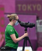29 August 2021; Ireland team leader Ciara Dunne during the Women's W2 Individual Compound Open 1/16 Elimination round at the Yumenoshima Park Archery Field on day five during the Tokyo 2020 Paralympic Games in Tokyo, Japan. Photo by Sam Barnes/Sportsfile