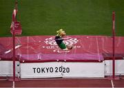 29 August 2021; Jordan Lee of Ireland competes in the Men's T47 High Jump final at the Olympic Stadium on day five during the Tokyo 2020 Paralympic Games in Tokyo, Japan. Photo by David Fitzgerald/Sportsfile