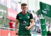 29 August 2021; Harry West of Connacht celebrates during the IRFU U19 Men’s Clubs Interprovincial Championship Round 2 match between Leinster and Connacht at Energia Park in Dublin. Photo by Harry Murphy/Sportsfile