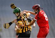 29 August 2021; Collette Dormer of Kilkenny in action against Katrina Mackey of Cork during the All-Ireland Senior Camogie Championship Semi-Final match between Cork and Kilkenny at Croke Park in Dublin. Photo by Piaras Ó Mídheach/Sportsfile