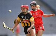 29 August 2021; Grace Walsh of Kilkenny in action against Ciara O'Sullivan of Cork during the All-Ireland Senior Camogie Championship Semi-Final match between Cork and Kilkenny at Croke Park in Dublin. Photo by Piaras Ó Mídheach/Sportsfile
