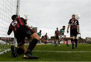 29 August 2021; Roberto Lopes of Shamrock Rovers celebrates after scoring his side's goal during the extra.ie FAI Cup second round match between Bohemians and Shamrock Rovers at Dalymount Park in Dublin. Photo by Stephen McCarthy/Sportsfile