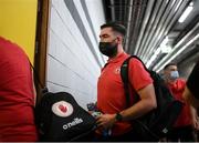 28 August 2021; Tyrone selector Joe McMahon arrives before the GAA Football All-Ireland Senior Championship semi-final match between Kerry and Tyrone at Croke Park in Dublin. Photo by Stephen McCarthy/Sportsfile