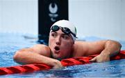 30 August 2021; Barry McClements of Ireland after finishing 4th in the Men's S9 100 metre backstroke heats at the Tokyo Aquatic Centre on day six during the Tokyo 2020 Paralympic Games in Tokyo, Japan. Photo by David Fitzgerald/Sportsfile