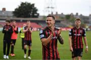 29 August 2021; Rob Cornwall of Bohemians following the extra.ie FAI Cup second round match between Bohemians and Shamrock Rovers at Dalymount Park in Dublin. Photo by Stephen McCarthy/Sportsfile