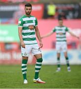 29 August 2021; Danny Mandroiu of Shamrock Rovers during the extra.ie FAI Cup second round match between Bohemians and Shamrock Rovers at Dalymount Park in Dublin. Photo by Stephen McCarthy/Sportsfile