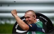 31 August 2021; Gary O'Reilly of Ireland celebrates after finishing 3rd place in the Men's H5 Time Trial at the Fuji International Speedway on day seven during the Tokyo 2020 Paralympic Games in Shizuoka, Japan. Photo by David Fitzgerald/Sportsfile