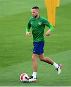 31 August 2021; Conor Hourihane during a Republic of Ireland training session at Estádio Algarve in Faro, Portugal. Photo by Stephen McCarthy/Sportsfile