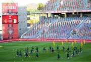 31 August 2021; A general view during a Republic of Ireland training session at Estádio Algarve in Faro, Portugal. Photo by Stephen McCarthy/Sportsfile