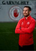 31 August 2021; Niall Sludden poses for a portrait during a Tyrone senior football media conference at Tyrone GAA Centre in Garvaghey, Tyrone. Photo by Eóin Noonan/Sportsfile