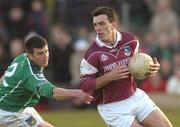 7 March 2004; Padraig Joyce, Galway, in action against Conor Mullane, Limerick. Allianz Football League 2004, Division 1B, Round 4, Galway v Limerick, Duggan Park, Ballinasloe, Co. Galway. Picture credit; Pat Murphy / SPORTSFILE *EDI*