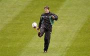 5 March 2004; Ireland out half Ronan O'Gara during kicking practice at Twickenham Stadium, London, England. Picture credit; Brendan Moran / SPORTSFILE *EDI*