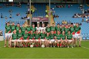 21 July 2013; The Mayo squad. Electric Ireland Connacht GAA Football Minor Championship Final, Roscommon v Mayo, Elverys MacHale Park, Castlebar, Co. Mayo. Picture credit: Stephen McCarthy / SPORTSFILE
