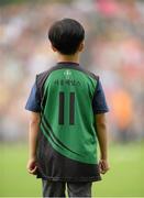 21 July 2013; Andy Kim Soohyun of the Souel Gaels GAA club, South Korea, during a pre-match exhibition game. Connacht GAA Football Senior Championship Final, Mayo v London, Elverys MacHale Park, Castlebar, Co. Mayo. Picture credit: Stephen McCarthy / SPORTSFILE