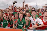 21 July 2013; Young Mayo supporters, from Castlebar, before the game. Connacht GAA Football Senior Championship Final, Mayo v London, Elverys MacHale Park, Castlebar, Co. Mayo. Picture credit: Ray McManus / SPORTSFILE