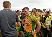 21 July 2013; A dejected Paddy McGrath, Donegal, at the end of the game. Ulster GAA Football Senior Championship Final, Donegal v Monaghan, St Tiernach's Park, Clones, Co. Monaghan. Picture credit: Oliver McVeigh / SPORTSFILE