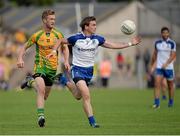 21 July 2013; Dessie Mone, Monaghan, in action against Ross Wherity, Donegal. Ulster GAA Football Senior Championship Final, Donegal v Monaghan, St Tiernach's Park, Clones, Co. Monaghan. Picture credit: Oliver McVeigh / SPORTSFILE
