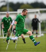 3 September 2021; Kevan O'Rourke as the Irish Amputee Team prepare at the FAI NTC in Abbotstown, Dublin, for the forthcoming EAFF European Championship in Krakow, Poland. Photo by Ramsey Cardy/Sportsfile