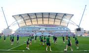 31 August 2021; Players during a Republic of Ireland training session at Estádio Algarve in Faro, Portugal. Photo by Stephen McCarthy/Sportsfile