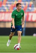 31 August 2021; Seamus Coleman during a Republic of Ireland training session at Estádio Algarve in Faro, Portugal. Photo by Stephen McCarthy/Sportsfile