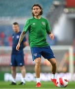 31 August 2021; Jeff Hendrick during a Republic of Ireland training session at Estádio Algarve in Faro, Portugal. Photo by Stephen McCarthy/Sportsfile