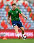 31 August 2021; Ronan Curtis during a Republic of Ireland training session at Estádio Algarve in Faro, Portugal. Photo by Stephen McCarthy/Sportsfile