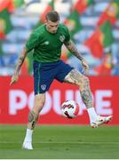 31 August 2021; James McClean during a Republic of Ireland training session at Estádio Algarve in Faro, Portugal. Photo by Stephen McCarthy/Sportsfile