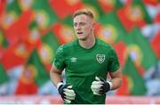 31 August 2021; Goalkeeper James Talbot during a Republic of Ireland training session at Estádio Algarve in Faro, Portugal. Photo by Stephen McCarthy/Sportsfile