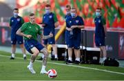 31 August 2021; James McClean during a Republic of Ireland training session at Estádio Algarve in Faro, Portugal. Photo by Stephen McCarthy/Sportsfile