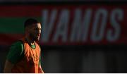 31 August 2021; Matt Doherty during a Republic of Ireland training session at Estádio Algarve in Faro, Portugal. Photo by Stephen McCarthy/Sportsfile
