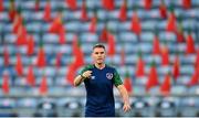 31 August 2021; Coach Anthony Barry during a Republic of Ireland training session at Estádio Algarve in Faro, Portugal. Photo by Stephen McCarthy/Sportsfile