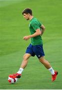 31 August 2021; Jayson Molumby during a Republic of Ireland training session at Estádio Algarve in Faro, Portugal. Photo by Stephen McCarthy/Sportsfile