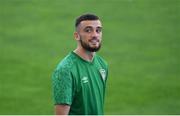 31 August 2021; Troy Parrott during a Republic of Ireland training session at Estádio Algarve in Faro, Portugal. Photo by Stephen McCarthy/Sportsfile