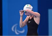 1 September 2021; Ellen Keane of Ireland before competing in the Women's SM9 200 metre Individual Medley at the Tokyo Aquatic Centre on day eight during the Tokyo 2020 Paralympic Games in Tokyo, Japan. Photo by Sam Barnes/Sportsfile