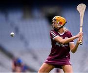 29 August 2021; Sarah Dervan of Galway during the All-Ireland Senior Camogie Championship Semi-Final match between Tipperary and Galway at Croke Park in Dublin. Photo by Piaras Ó Mídheach/Sportsfile