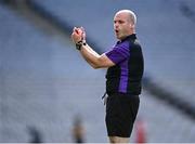 29 August 2021; Referee John Dermody during the All-Ireland Senior Camogie Championship Semi-Final match between Cork and Kilkenny at Croke Park in Dublin. Photo by Piaras Ó Mídheach/Sportsfile