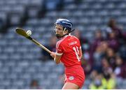 29 August 2021; Orla Cronin of Cork takes a free during the All-Ireland Senior Camogie Championship Semi-Final match between Cork and Kilkenny at Croke Park in Dublin. Photo by Piaras Ó Mídheach/Sportsfile