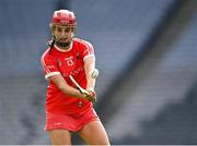 29 August 2021; Fiona Keating of Cork during the All-Ireland Senior Camogie Championship Semi-Final match between Cork and Kilkenny at Croke Park in Dublin. Photo by Piaras Ó Mídheach/Sportsfile