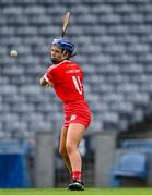 29 August 2021; Orla Cronin of Cork during the All-Ireland Senior Camogie Championship Semi-Final match between Cork and Kilkenny at Croke Park in Dublin. Photo by Piaras Ó Mídheach/Sportsfile