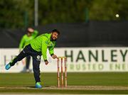 1 September 2021; Simi Singh of Ireland during match three of the Dafanews T20 series between Ireland and Zimbabwe at Bready Cricket Club in Magheramason, Tyrone. Photo by Harry Murphy/Sportsfile