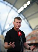 1 September 2021; Republic of Ireland manager Stephen Kenny before the FIFA World Cup 2022 qualifying group A match between Portugal and Republic of Ireland at Estádio Algarve in Faro, Portugal. Photo by Stephen McCarthy/Sportsfile