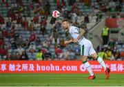 1 September 2021; Shane Duffy of Republic of Ireland during the FIFA World Cup 2022 qualifying group A match between Portugal and Republic of Ireland at Estádio Algarve in Faro, Portugal. Photo by Seb Daly/Sportsfile
