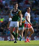 28 August 2021; David Moran of Kerry with a ripped jersey during the GAA Football All-Ireland Senior Championship semi-final match between Kerry and Tyrone at Croke Park in Dublin. Photo by Brendan Moran/Sportsfile