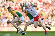 28 August 2021; Ben McDonnell of Tyrone in action against Gavin White of Kerry during the GAA Football All-Ireland Senior Championship semi-final match between Kerry and Tyrone at Croke Park in Dublin. Photo by Brendan Moran/Sportsfile